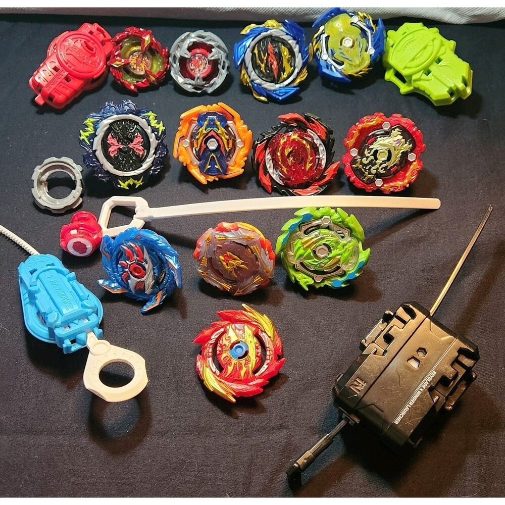 Beyblade  Lot - Mixed  Parts, Launchers & Ripcords Metal Burst
